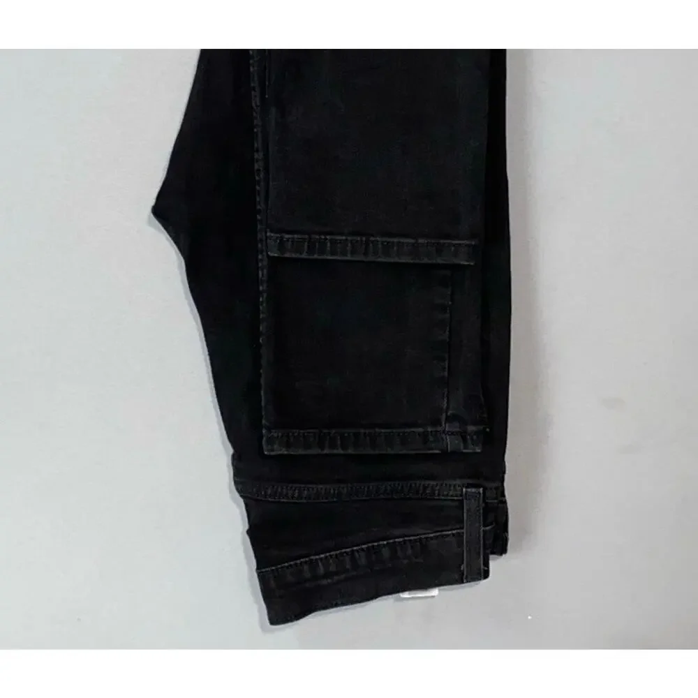 Levi's 511 Slim Taper 5-Pocket Stretch Denim Jeans. Washed Black, Men's 30X29.